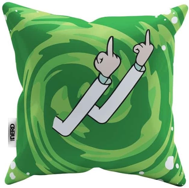 almorada do rick mostrando o dedo do meio