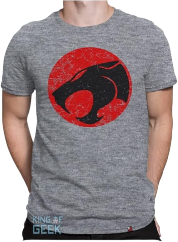 camiseta thundercats cinza